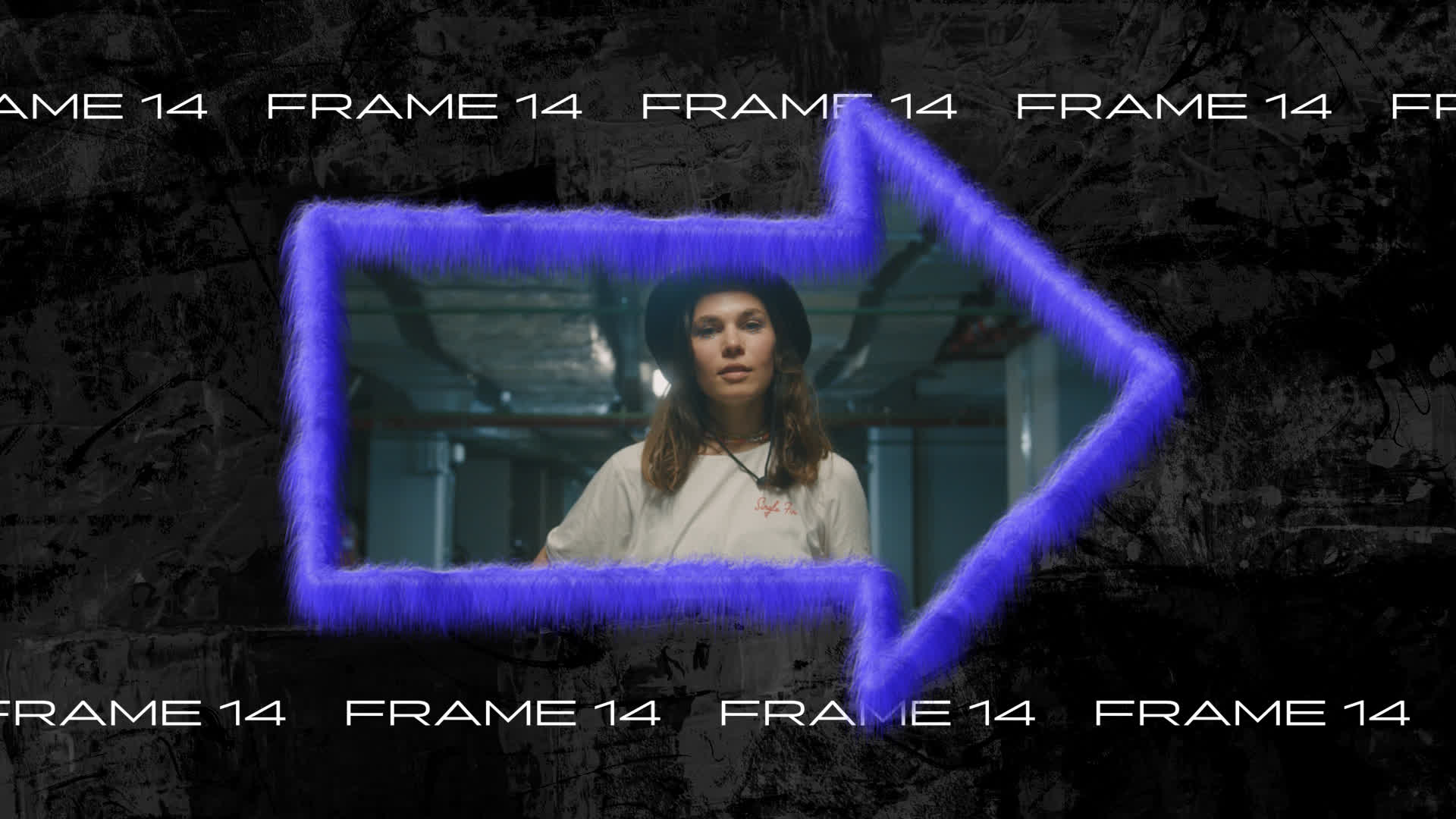 Bright Plush Frame - Arrow