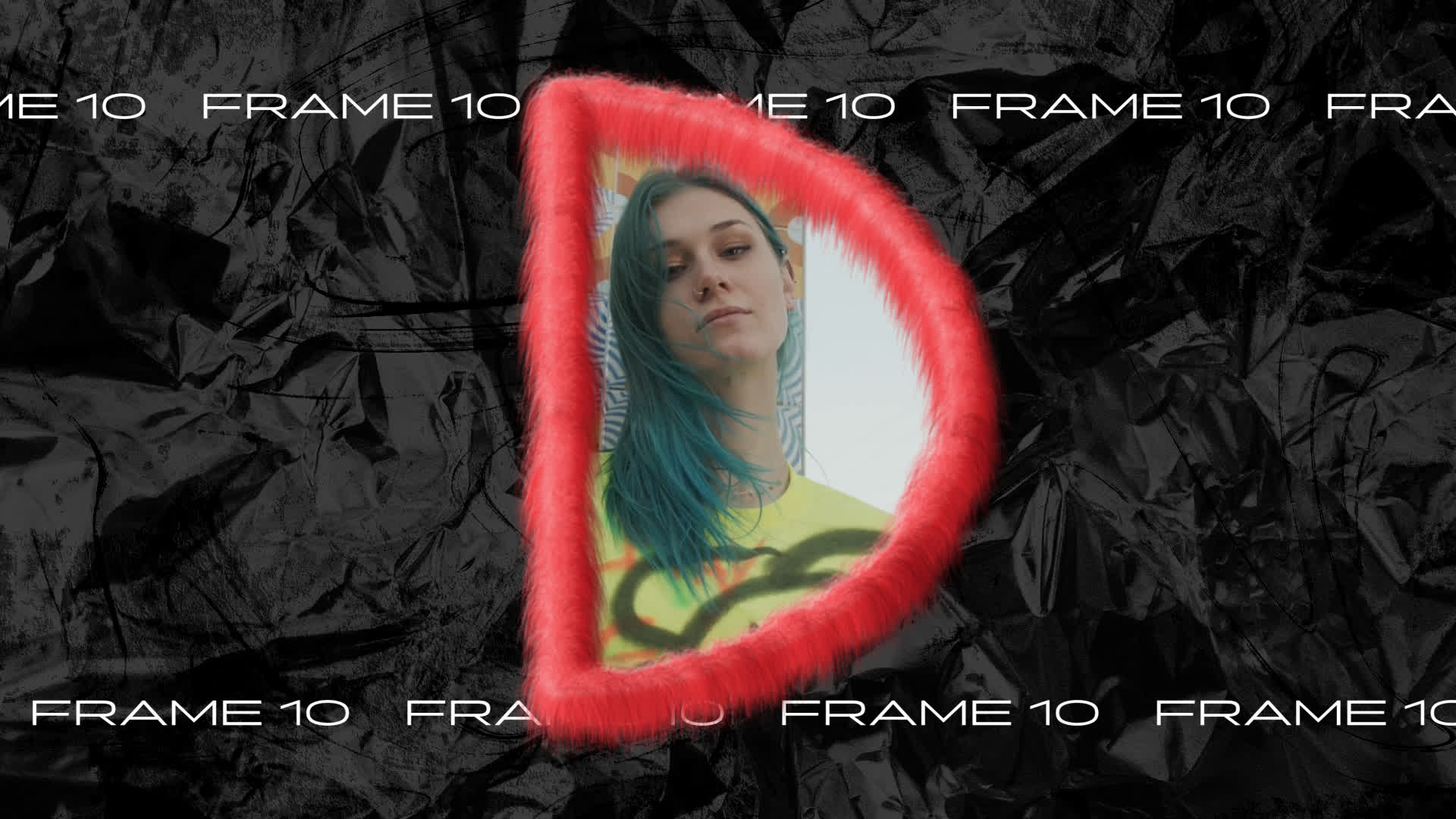 Bright Plush Frame - Small Window