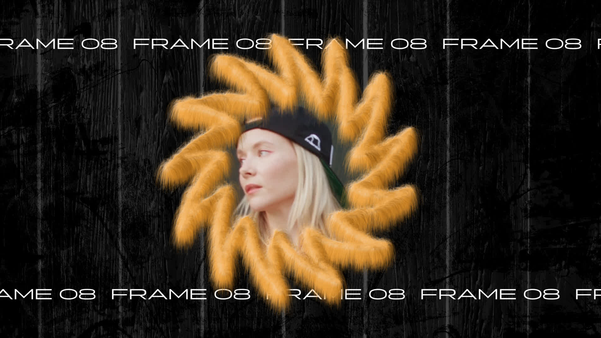 Bright Plush Frame - Sun