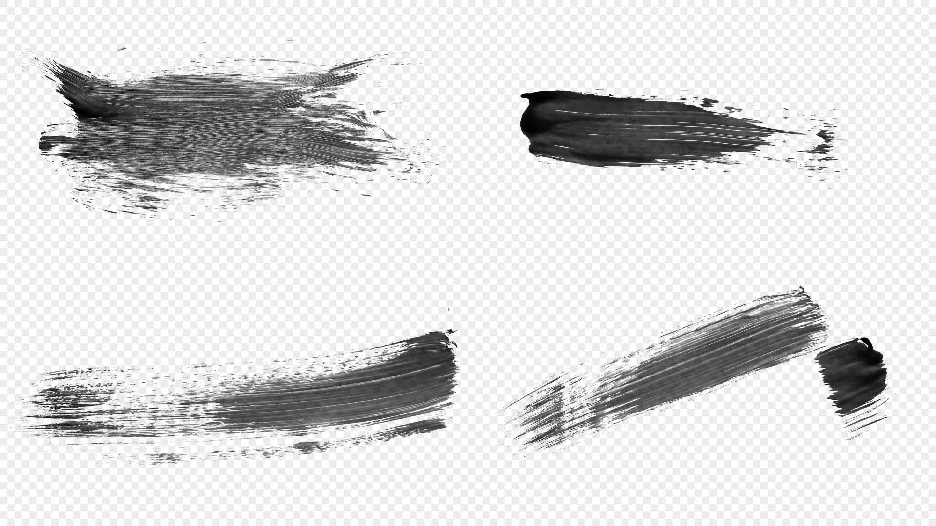 Brush Splatter Element Variation Pack on Alpha