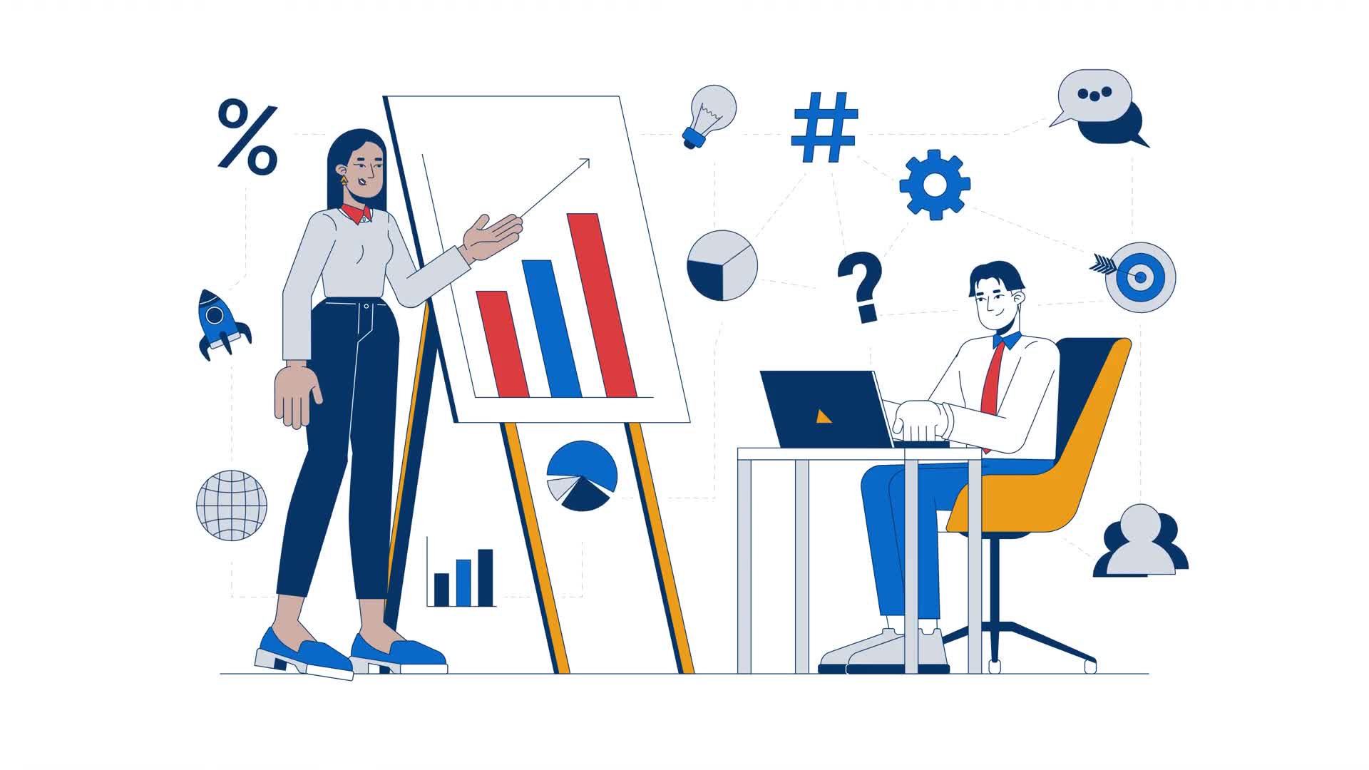 Business Project Presentation 2D Animation