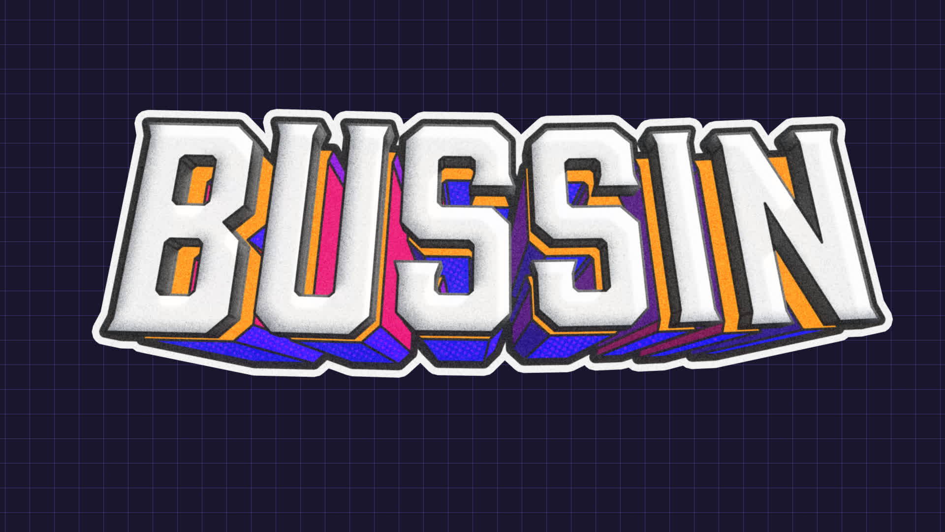 Bussin Sticker