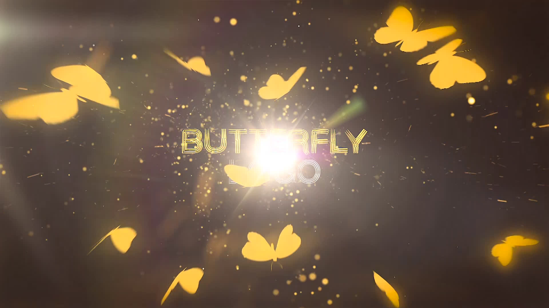Butterfly Logo Reveal