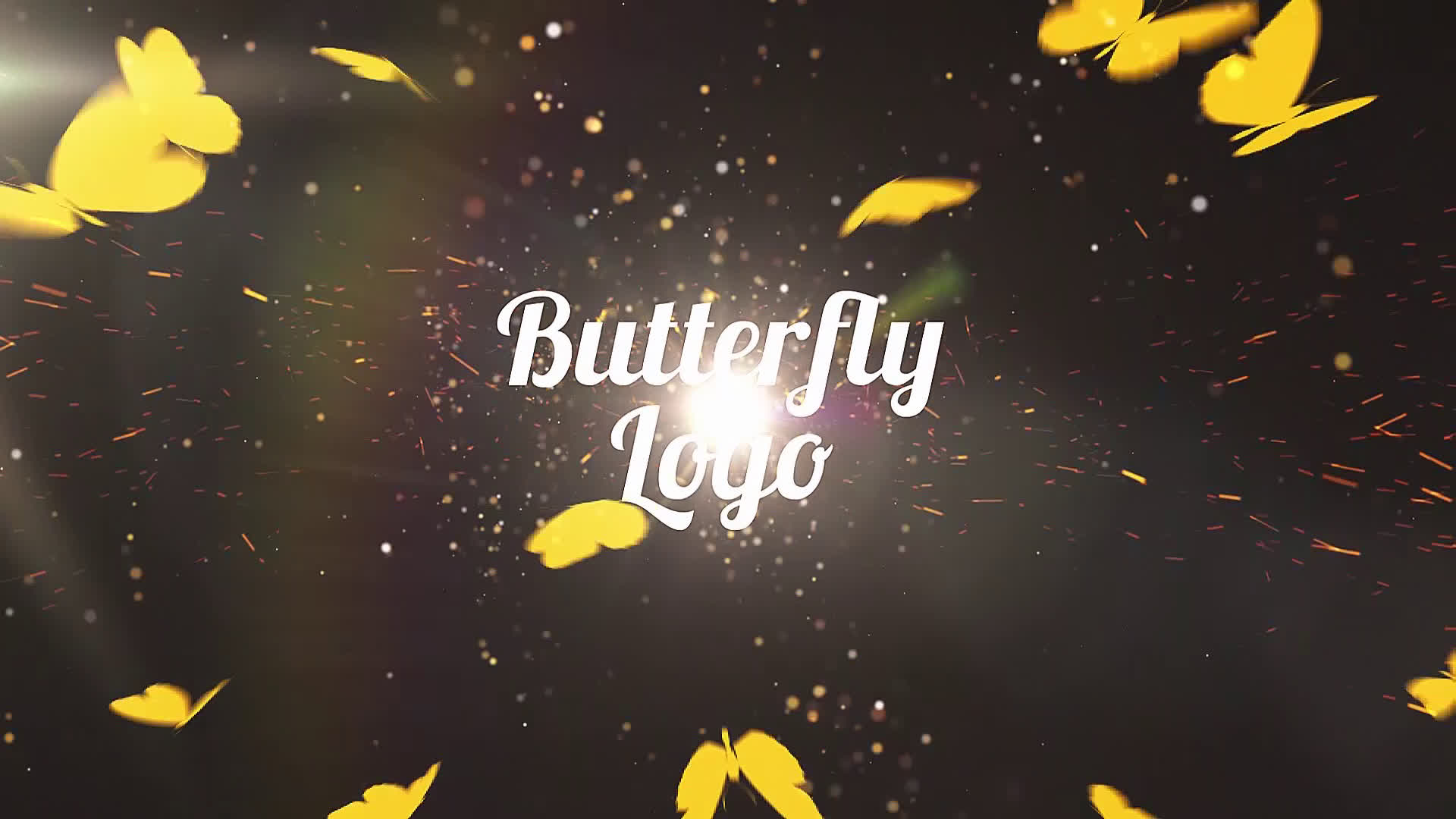 Butterfly Logo Reveal