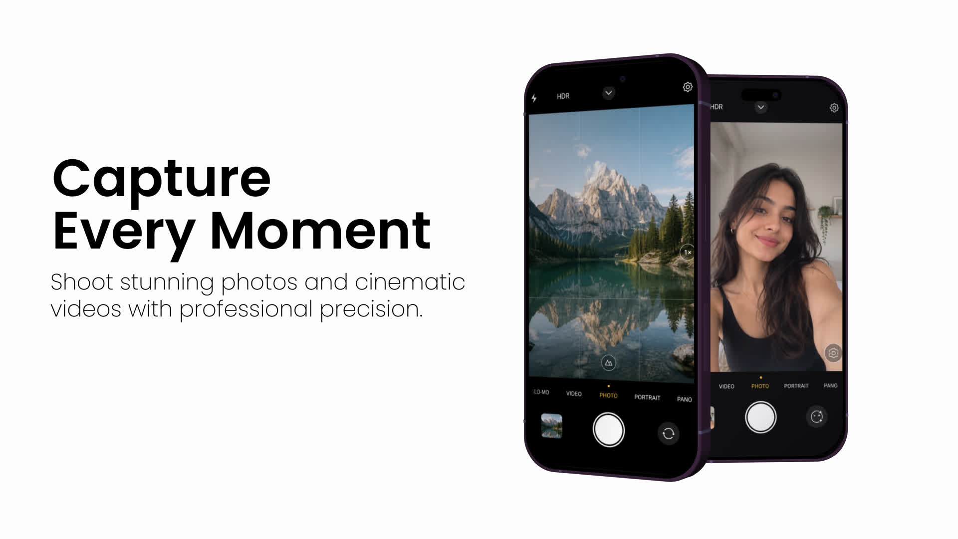 Camera Lens Focus and Dual Phone Showcase
