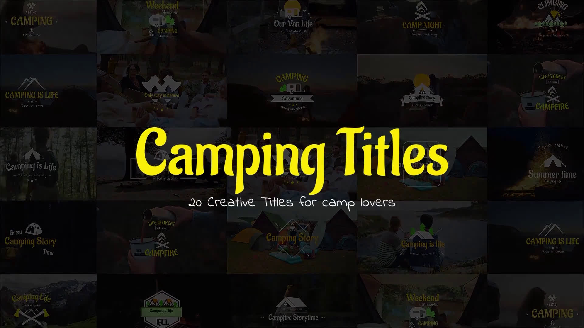 Camping Titles