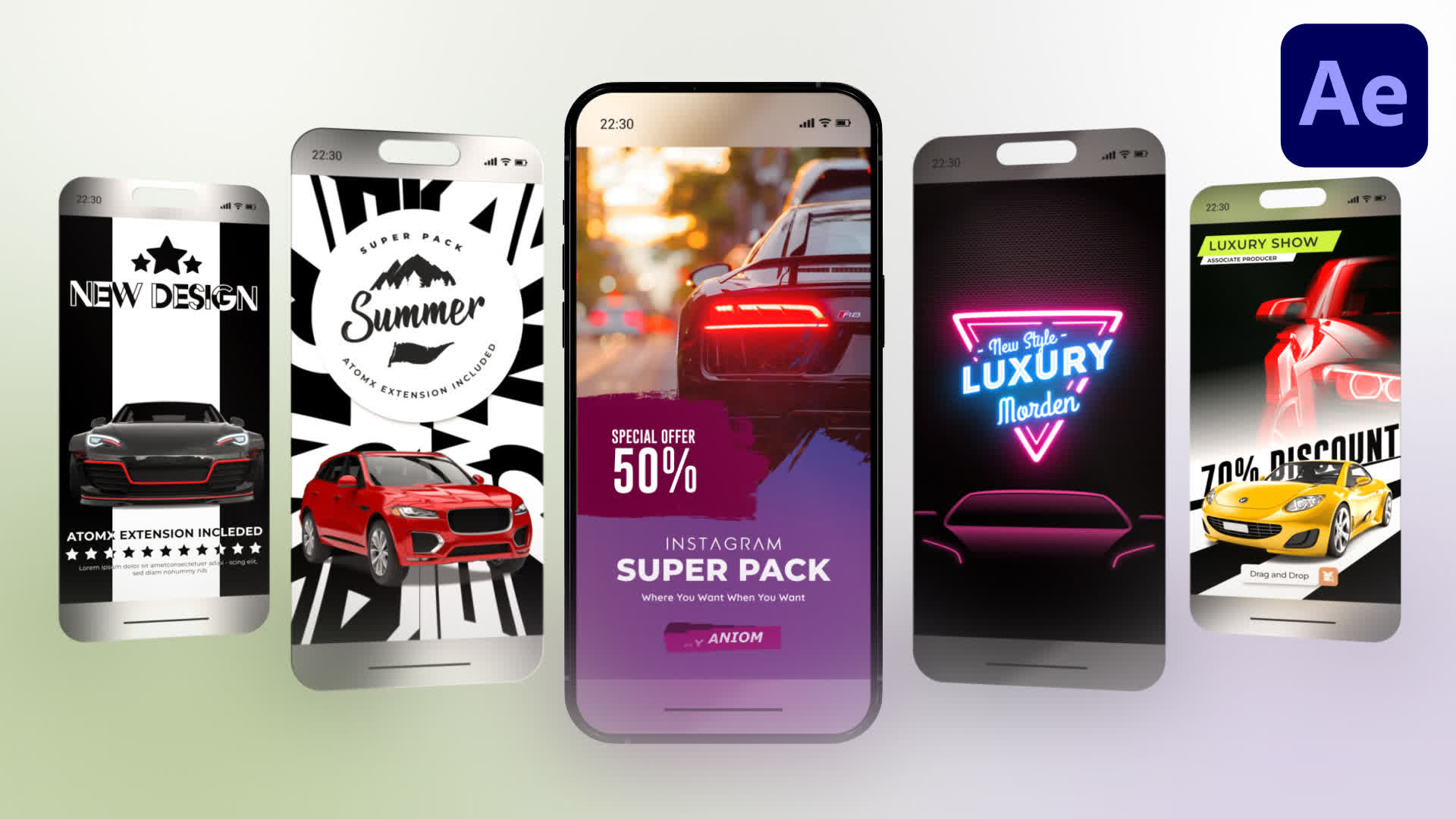 Car Rental Instagram Stories