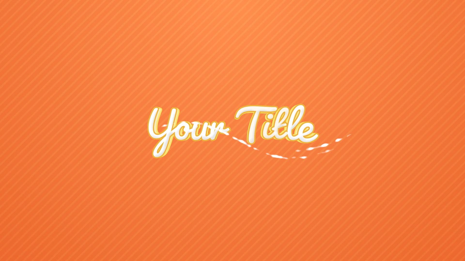 Cartoon Bounce Text Title