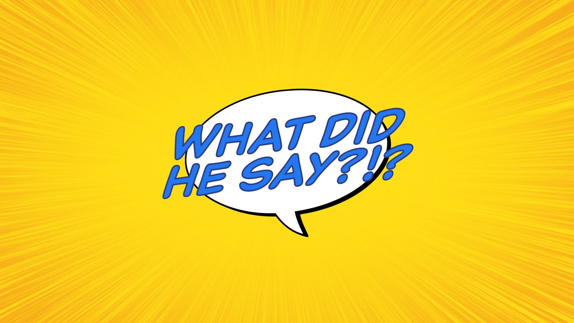 Cartoon Full Screen Round