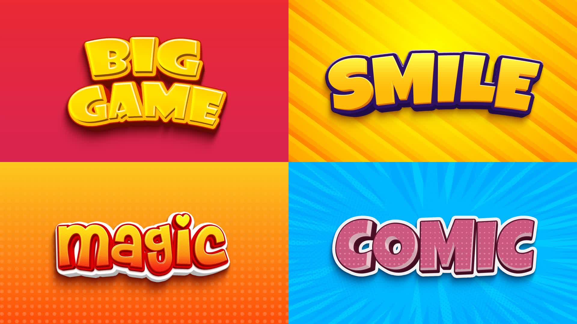 Cartoon Text Style