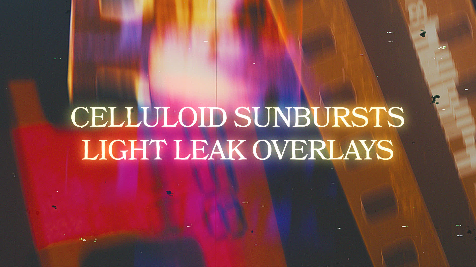 Celluloid Sunbursts - Pack of 35mm Light Leak Overlays