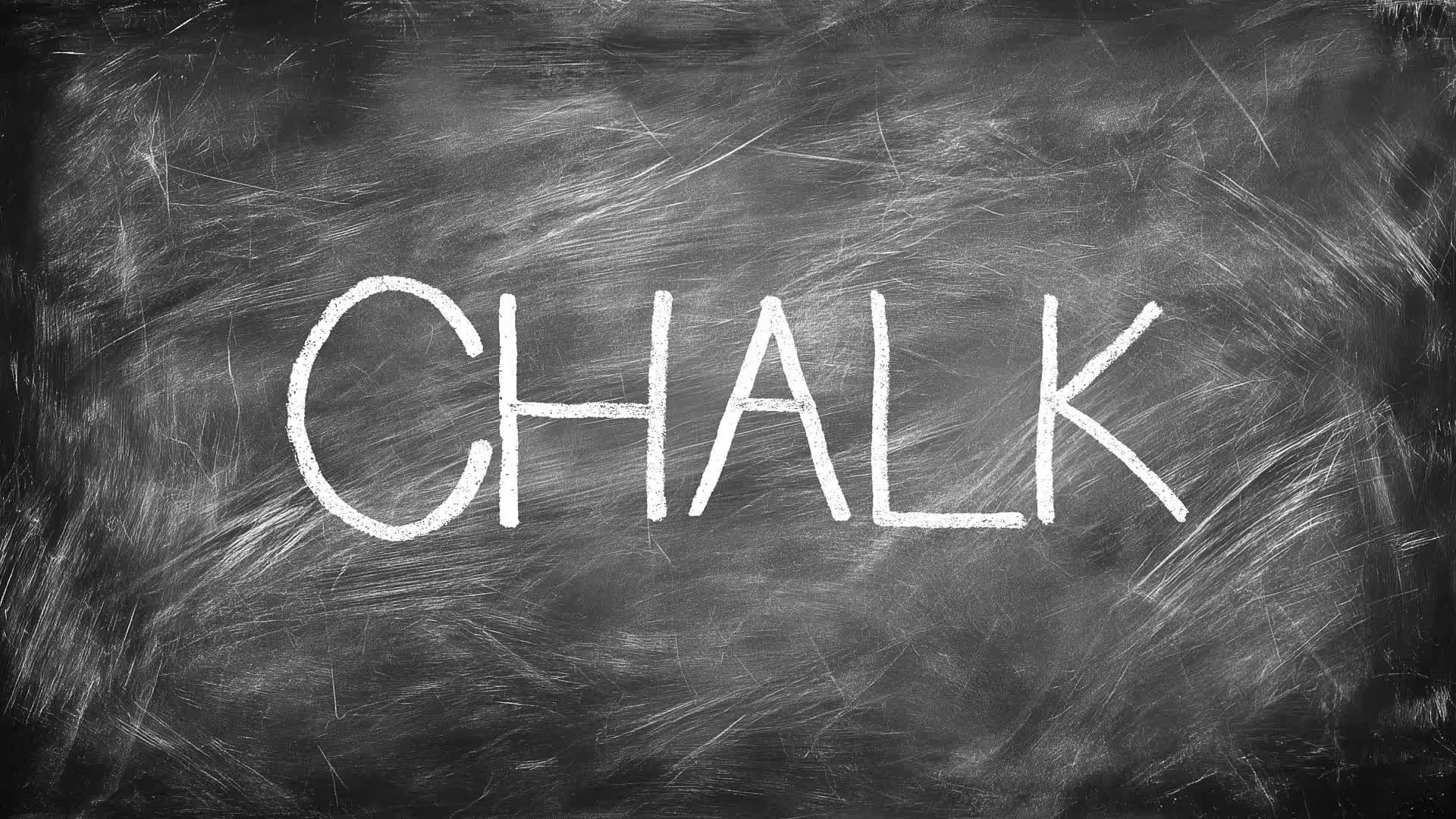 Chalk Typography