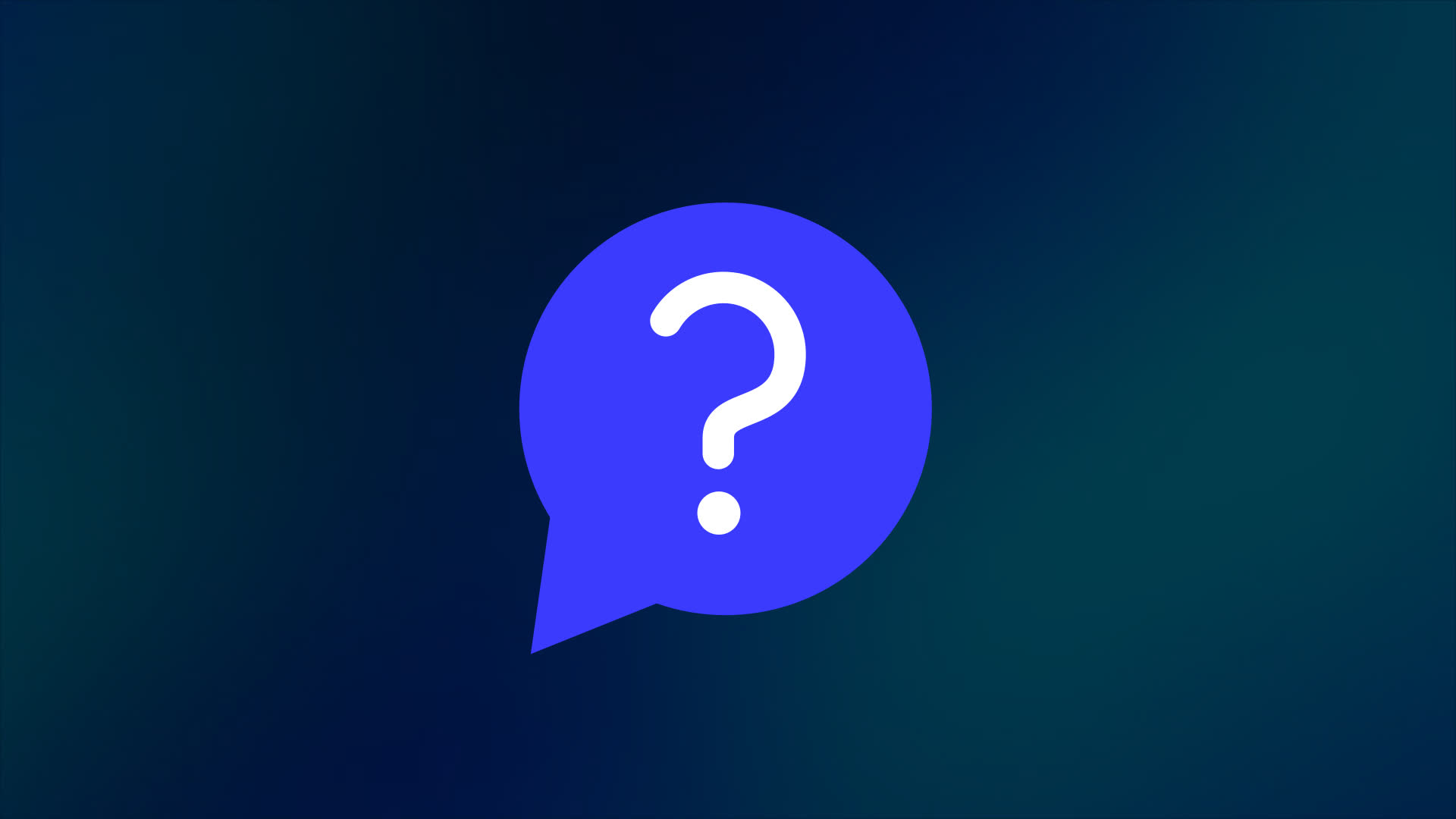 Chat Bubble Question Mark Icon
