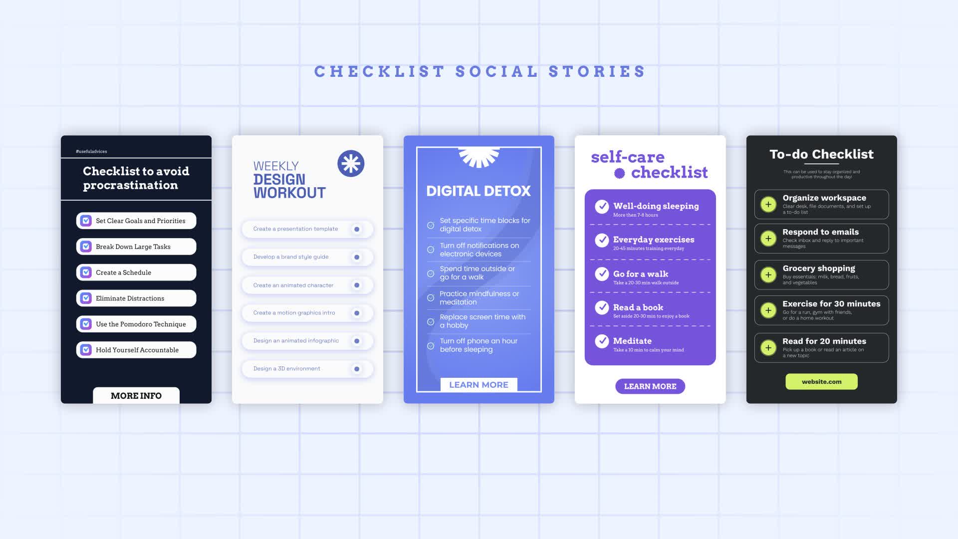 Checklist Social Stories