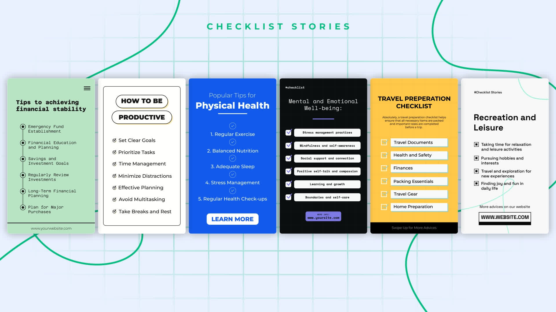 Checklist Stories