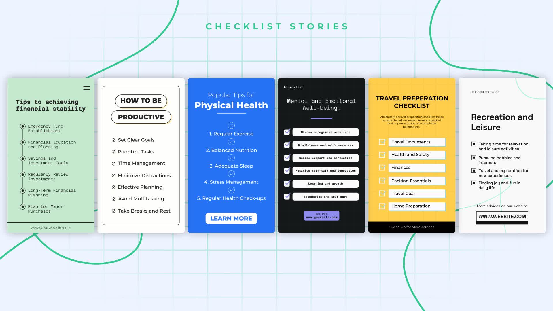 Checklist Stories