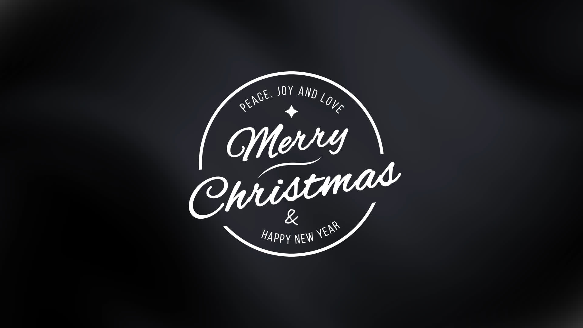 Christmas And New Year Wishes Title Animation