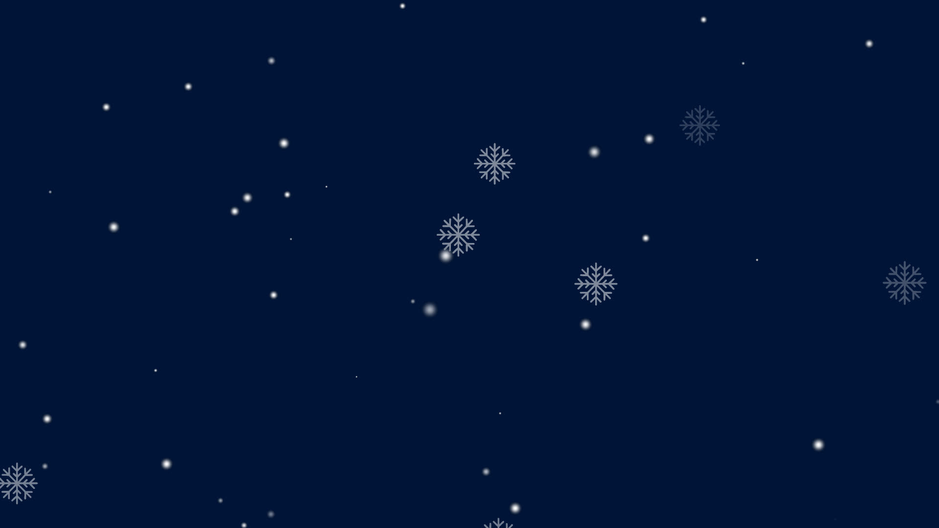 Christmas Background Falling Snowflakes Particles