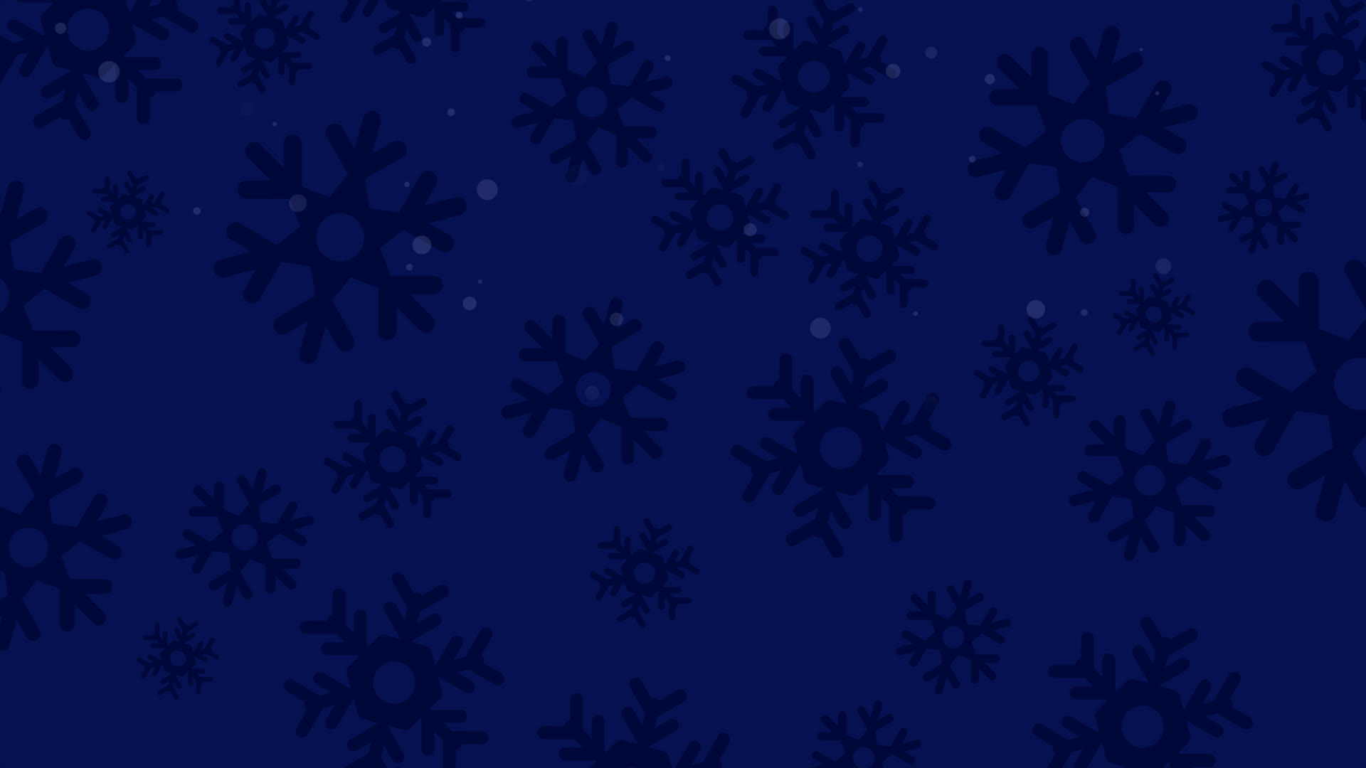 Christmas Background Rotating Snowflakes Particles