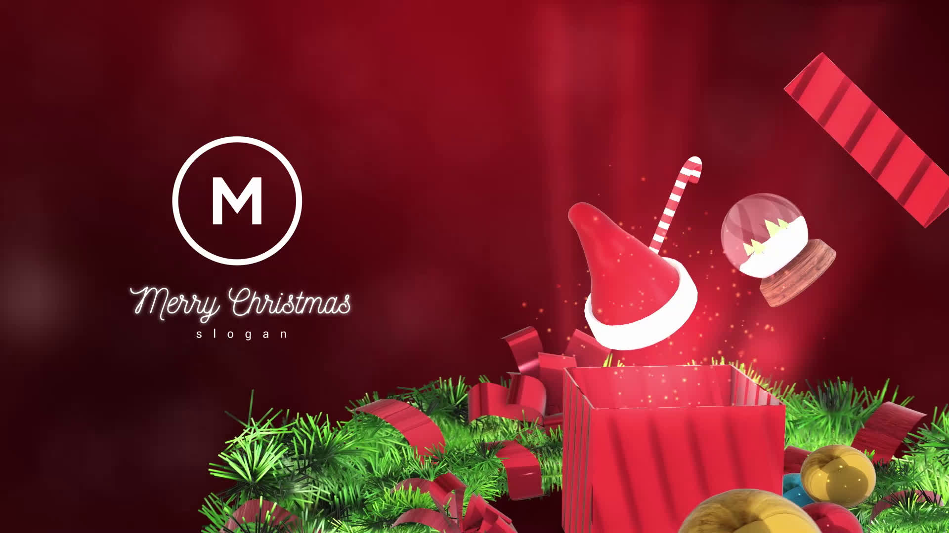 Christmas Gift Box Logo Reveal
