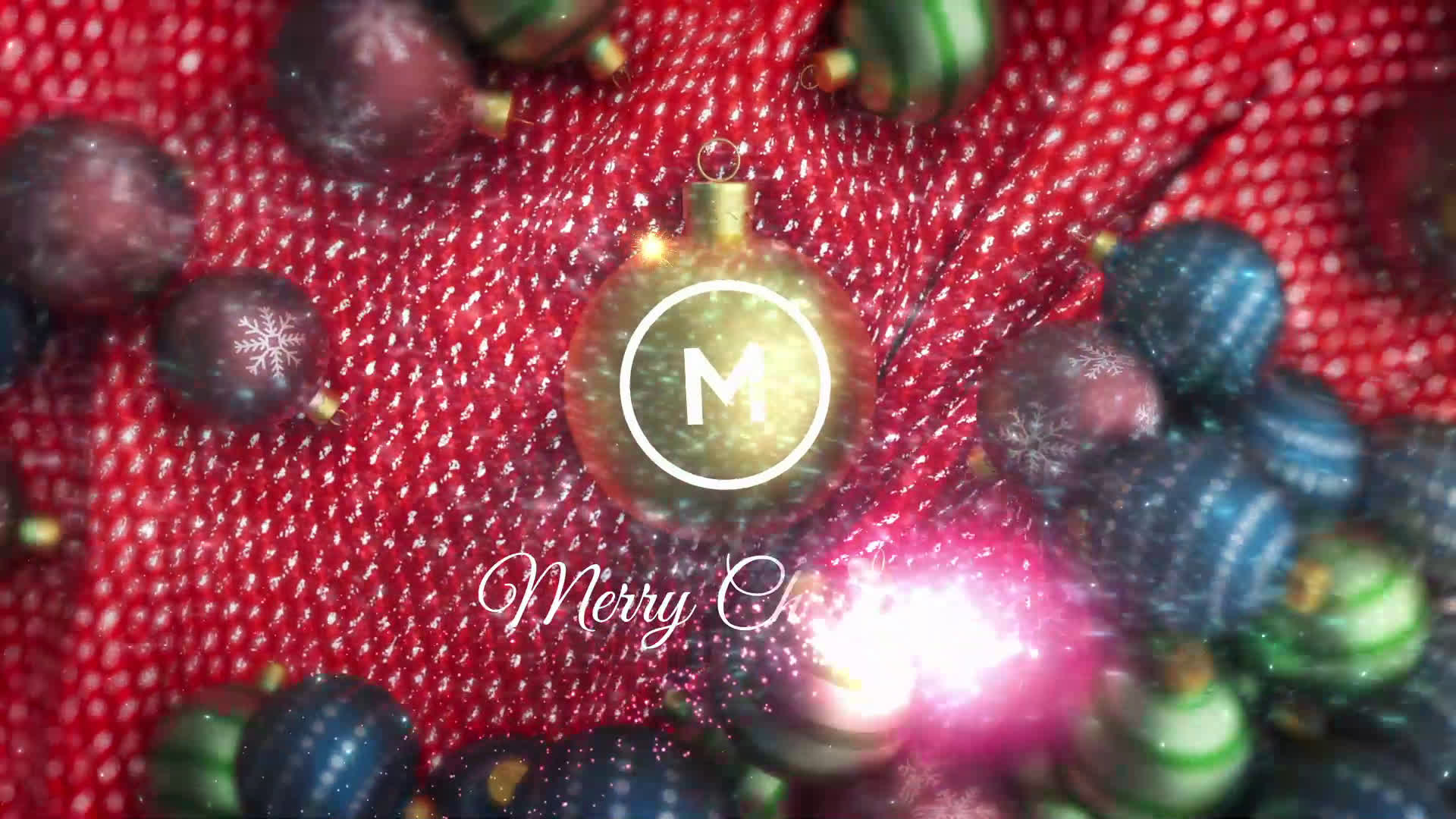 Christmas Ornament Logo Reveal