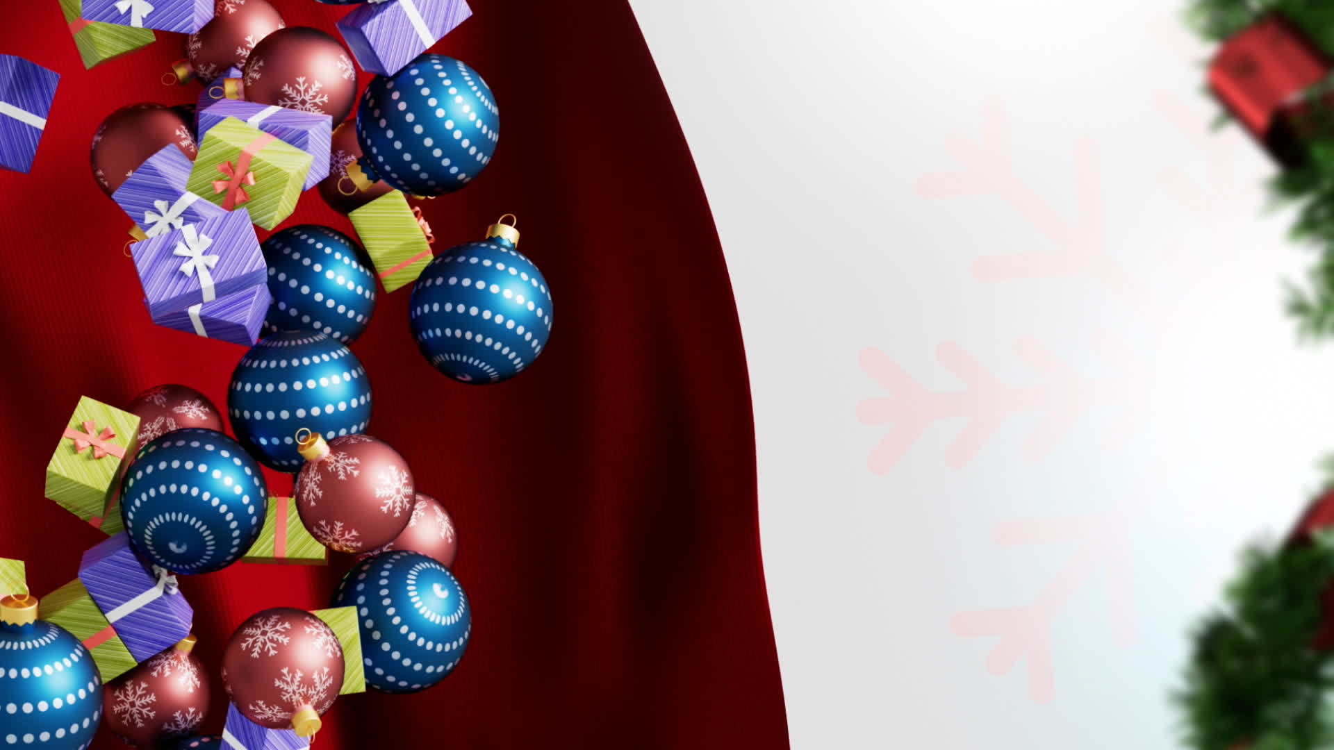 Christmas Ornaments Background