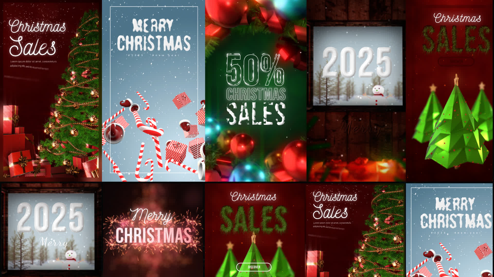 Christmas Posts And Stories Pack
