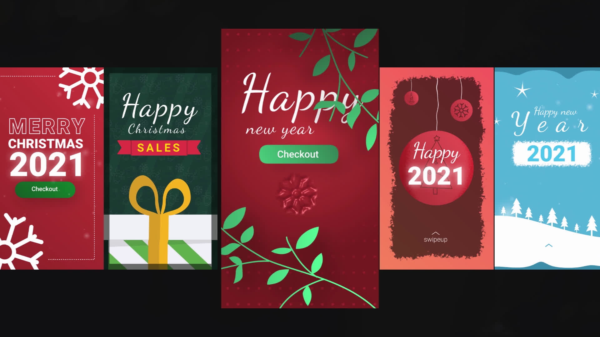 Christmas Vertical Stories