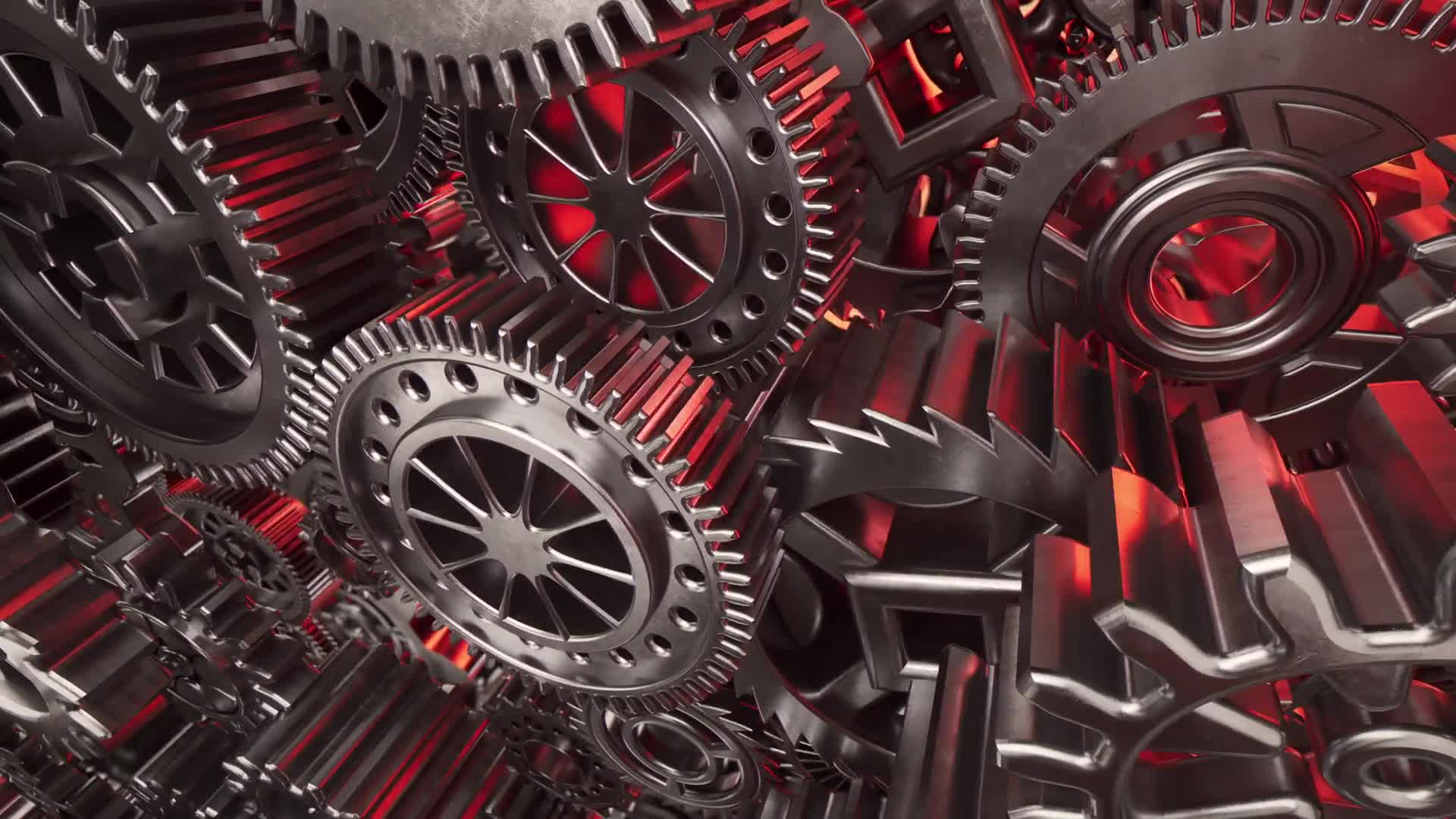 Chrome Gears Background