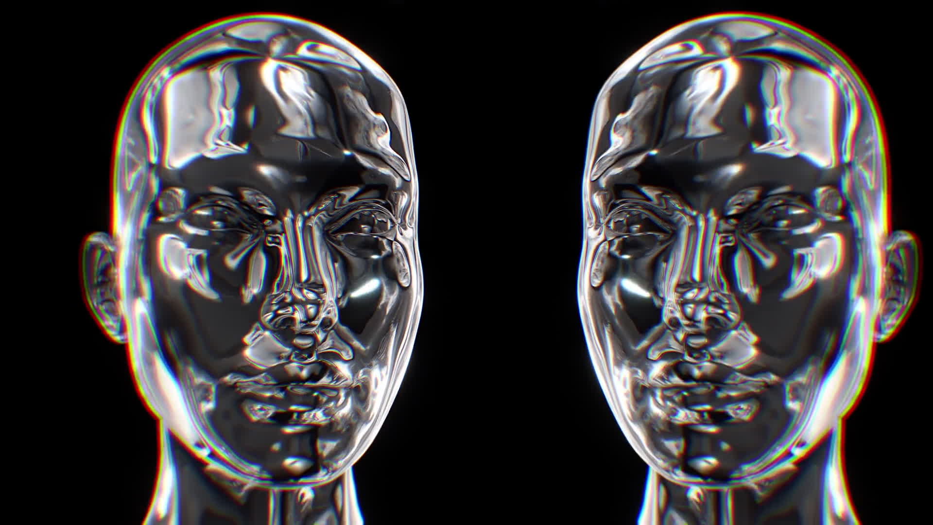 Chrome Heads Loop Silver