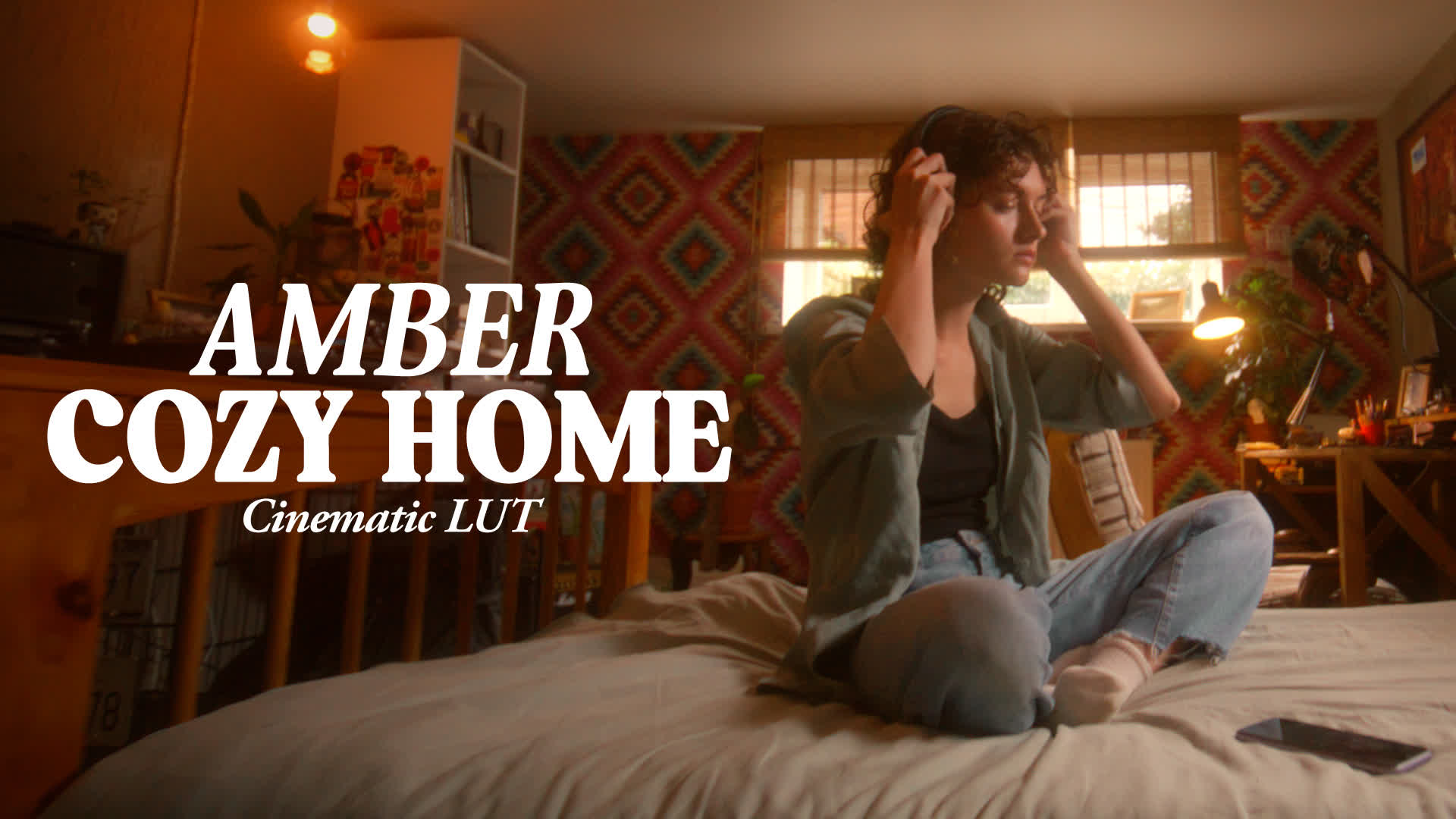 Cinematic Amber Cozy LUT