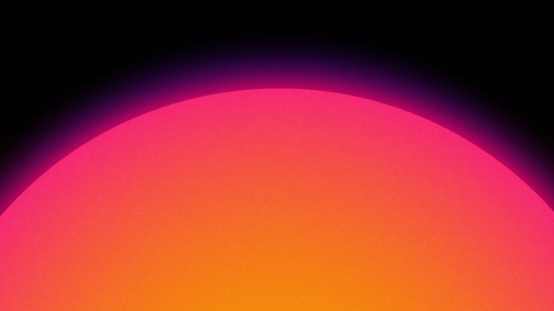 Cinematic Background Grainy Gradient Sun Loop