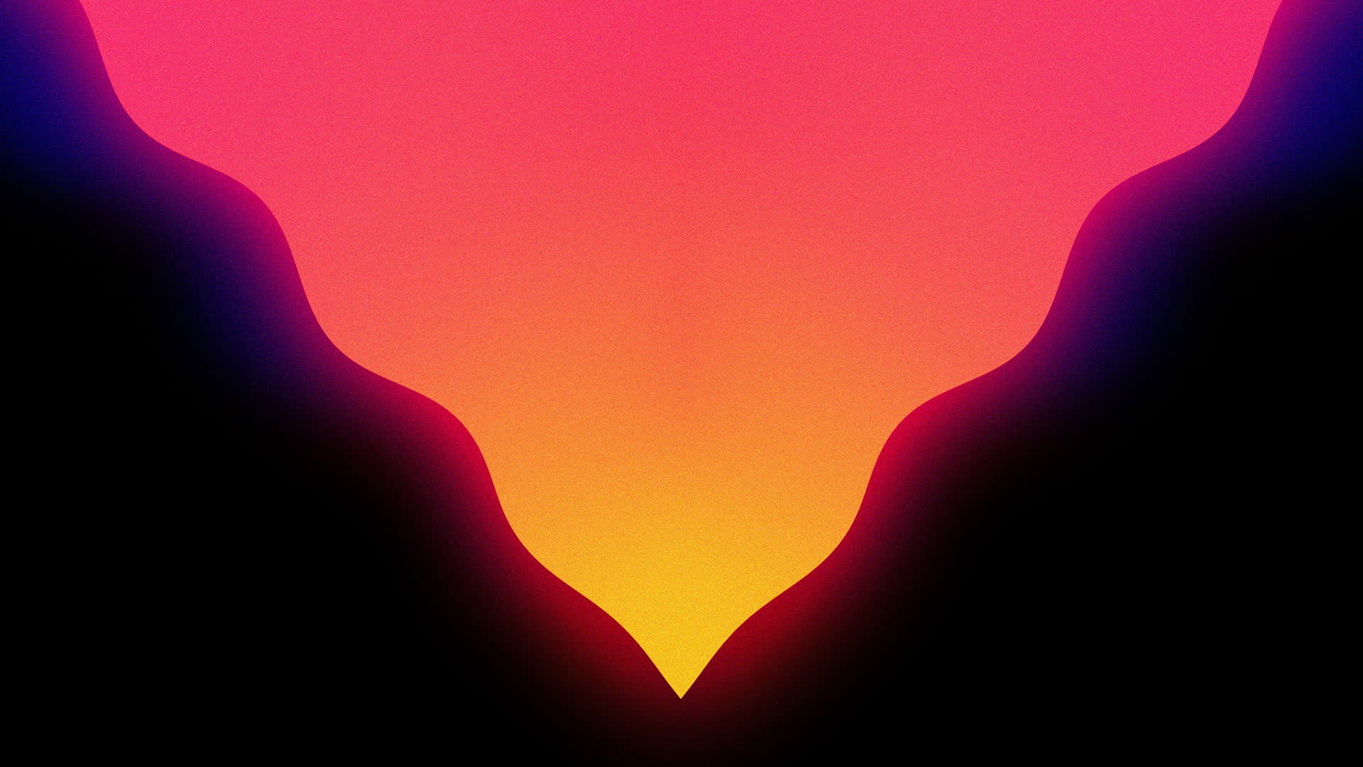 Grainy Gradient Wave Trails Looped Background