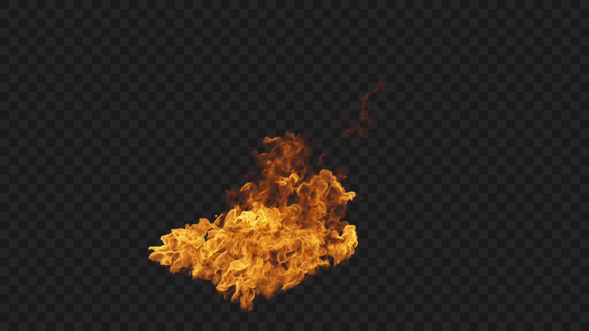 Cinematic Ground Blaze VFX on Alpha