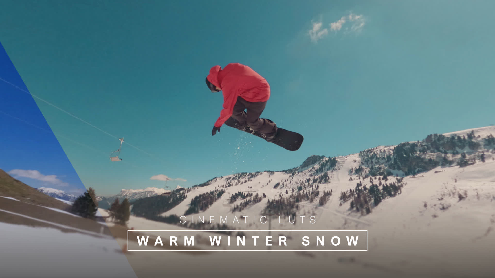 Cinematic Warm Winter Snow