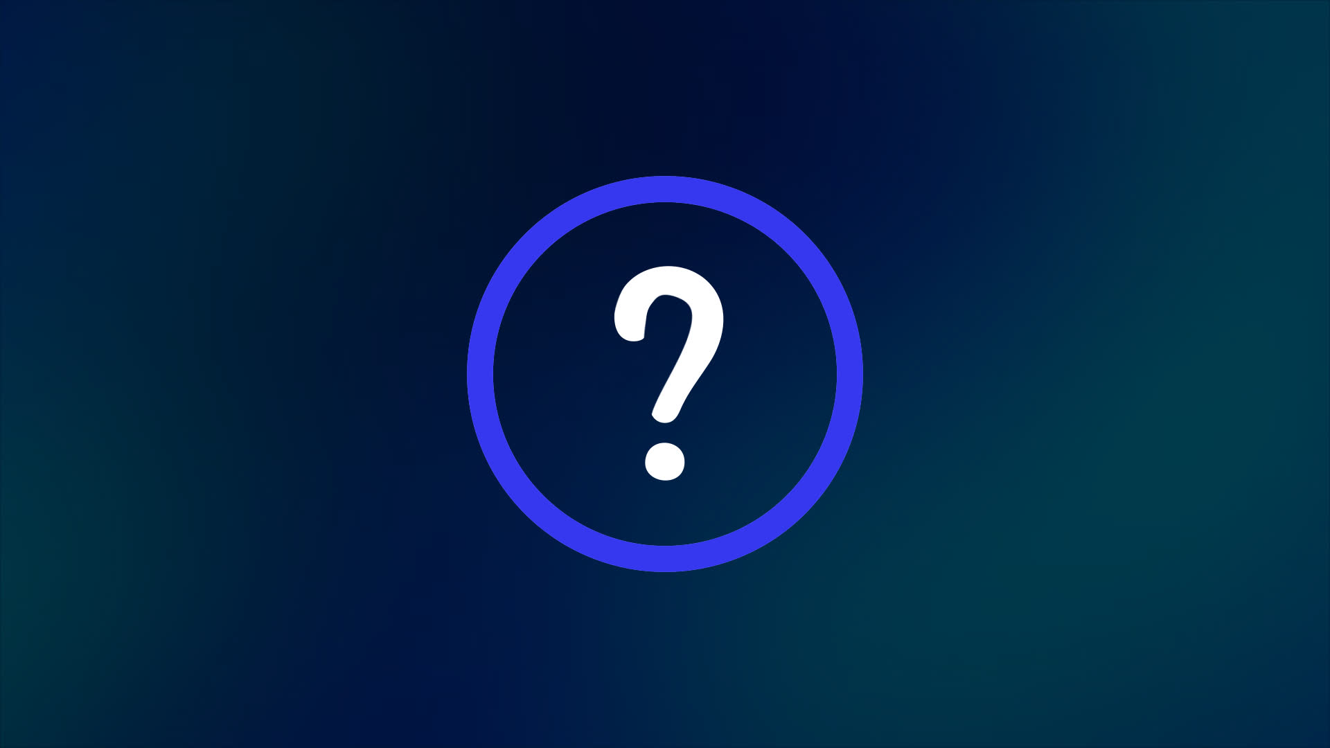 Circle Outline Question Symbol