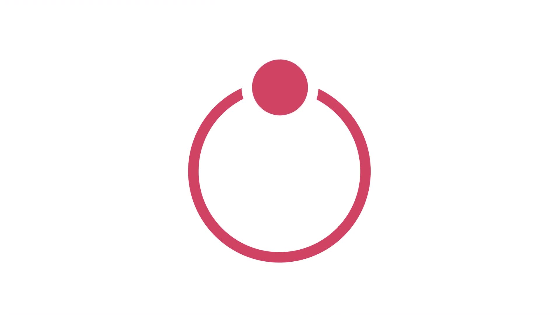 Circular Loader With Rotating Dot