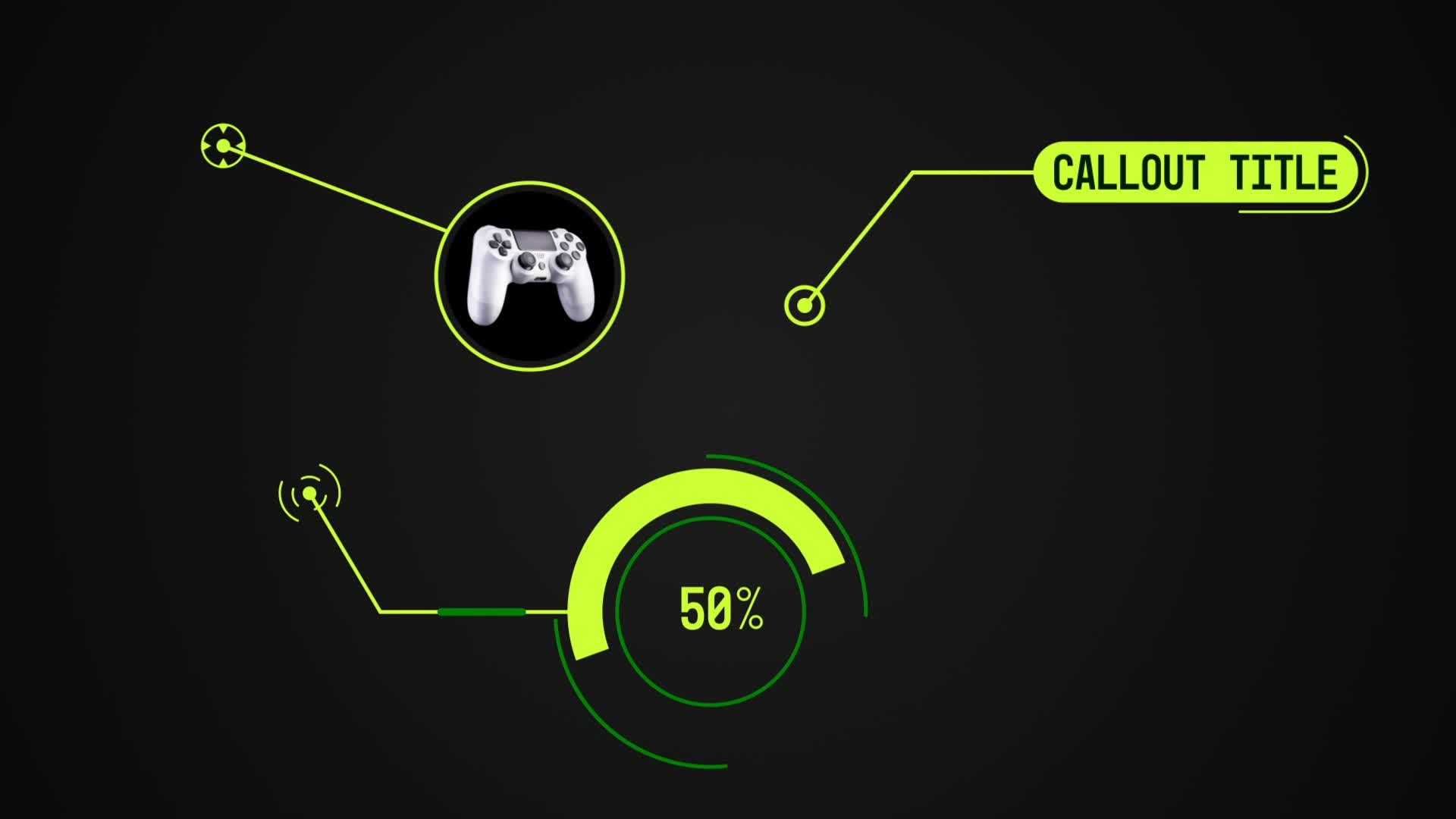 Circular Modern Callout Pop Up