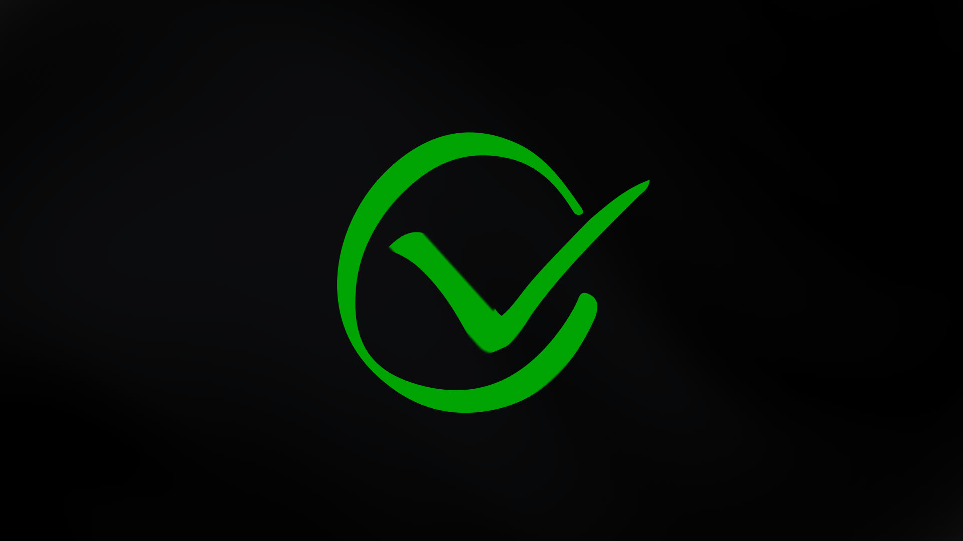 Circular Stroke With Tick Mark Animation