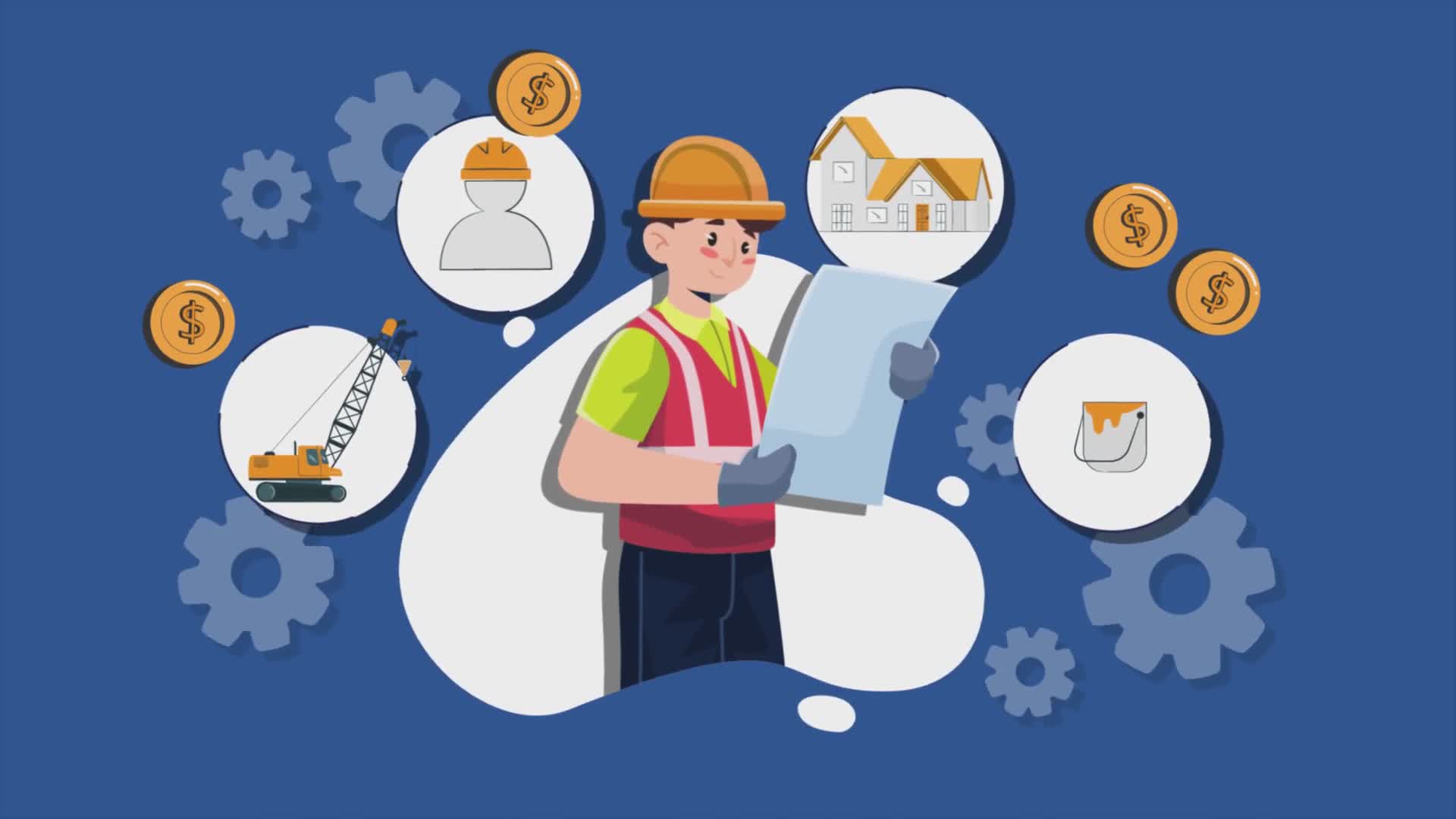 Civil Engineer Reading Building Project Information