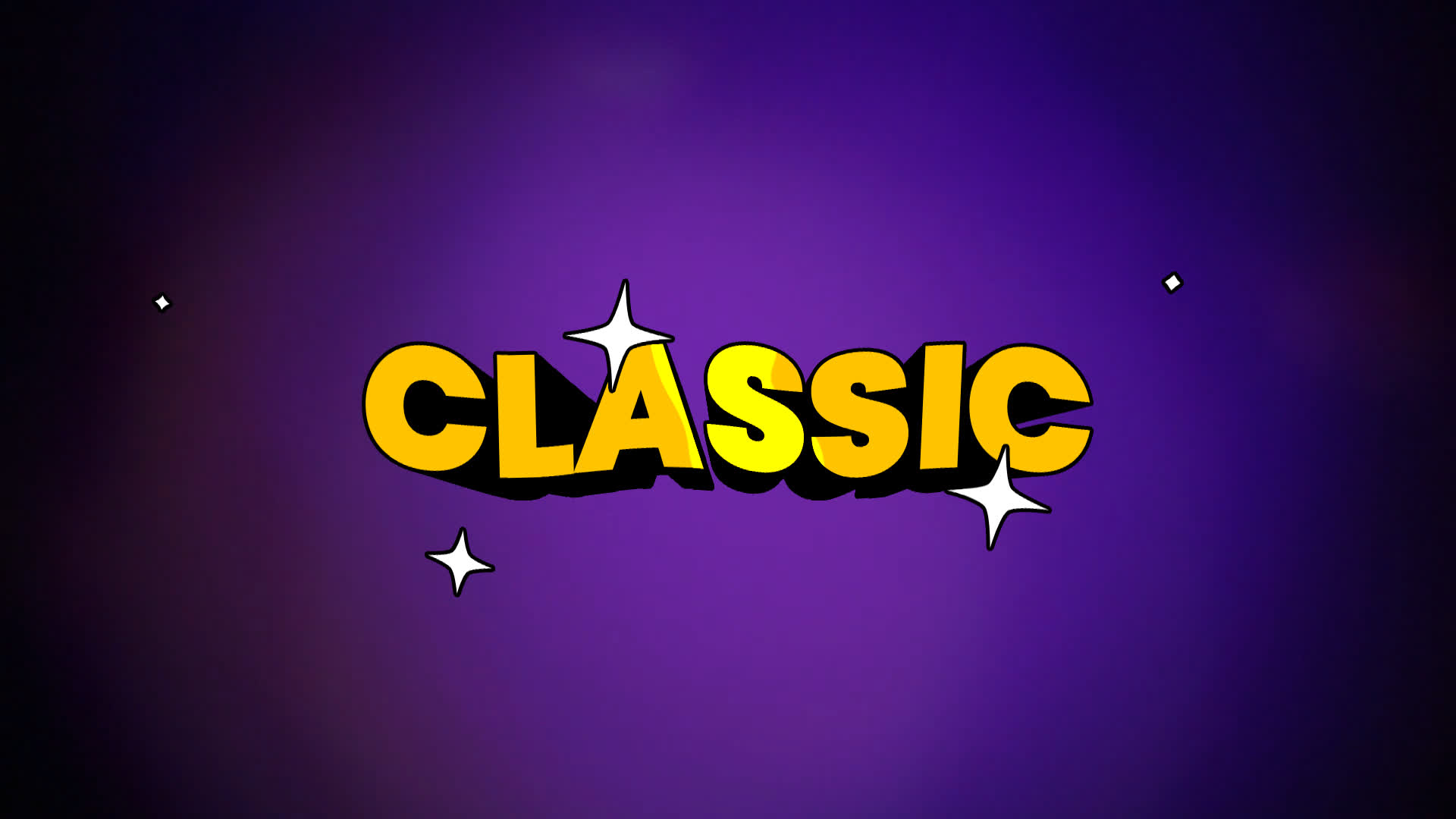 Classic - 3D Cartoon Text