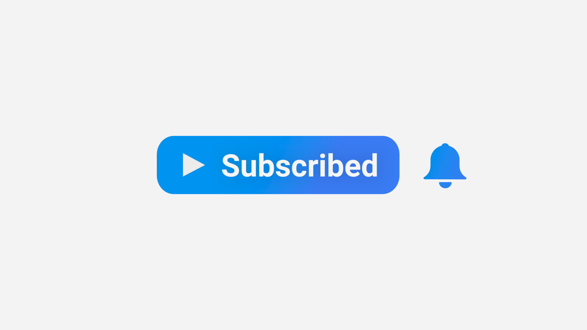 Classic Blue Subscribe Button