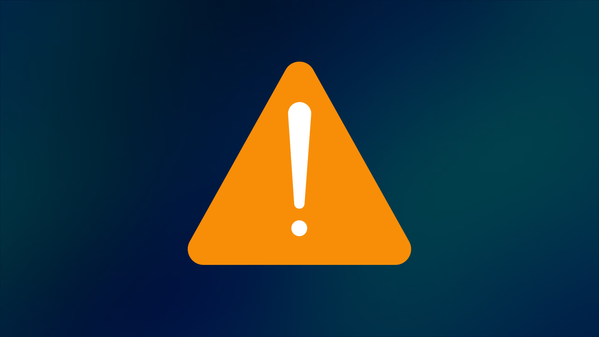 Classic Warning Triangle Sign