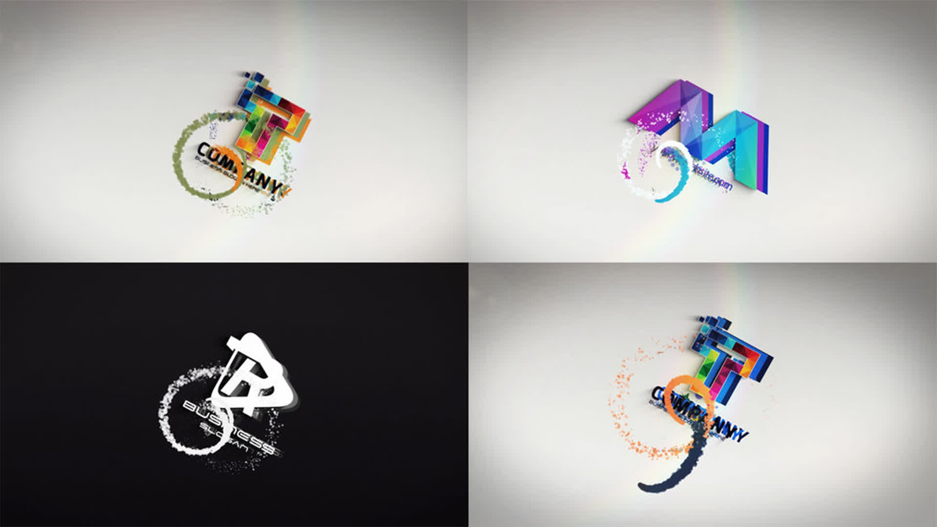 Clean And Simple Lines Logo Reveal Pack