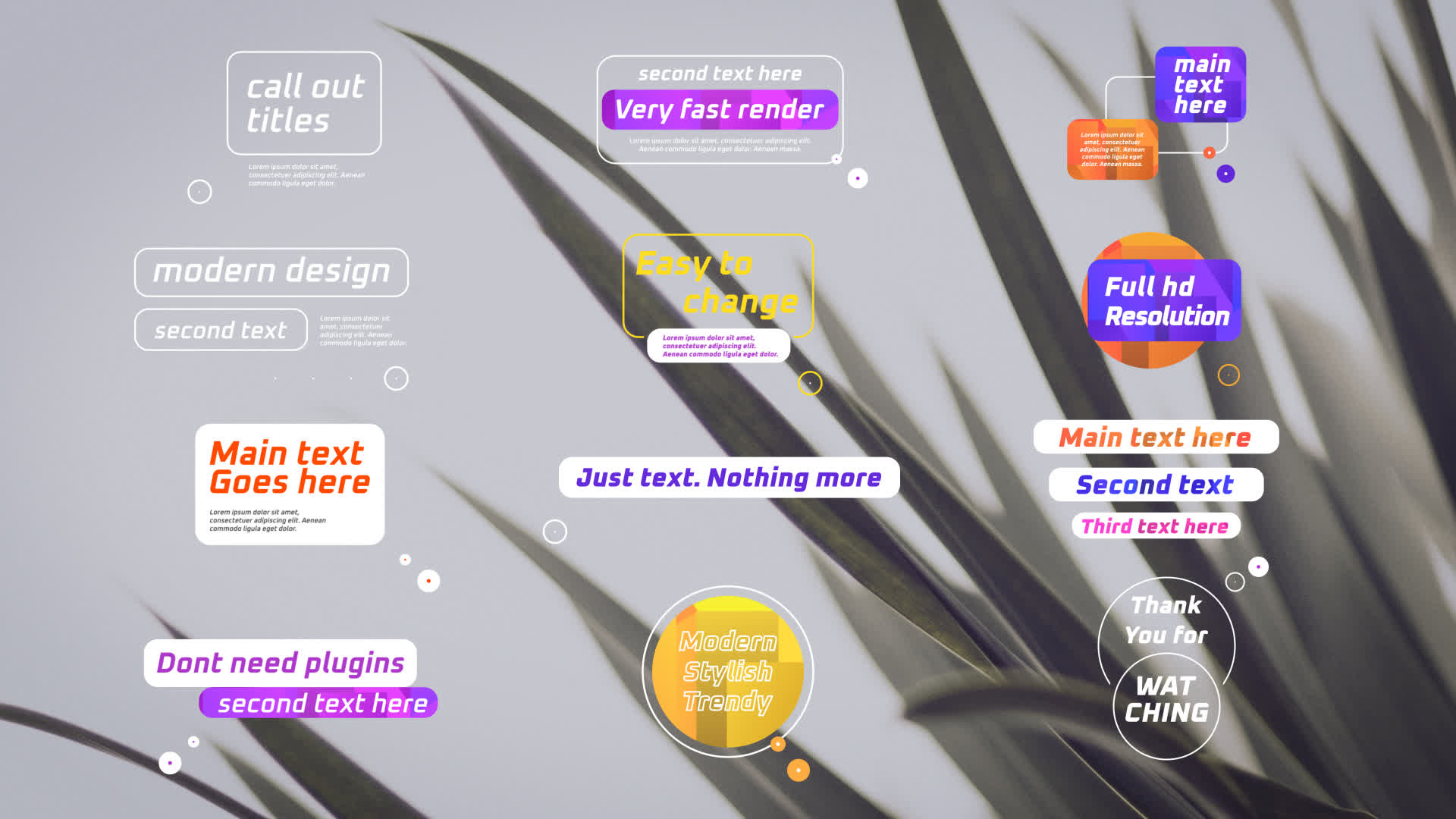 Clean Callout Titles