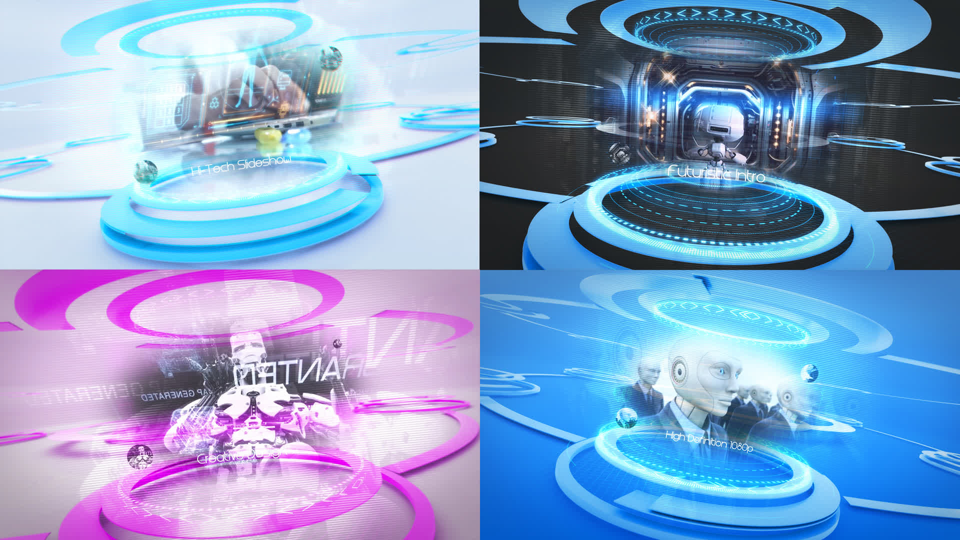 Clean Futuristic Slideshow