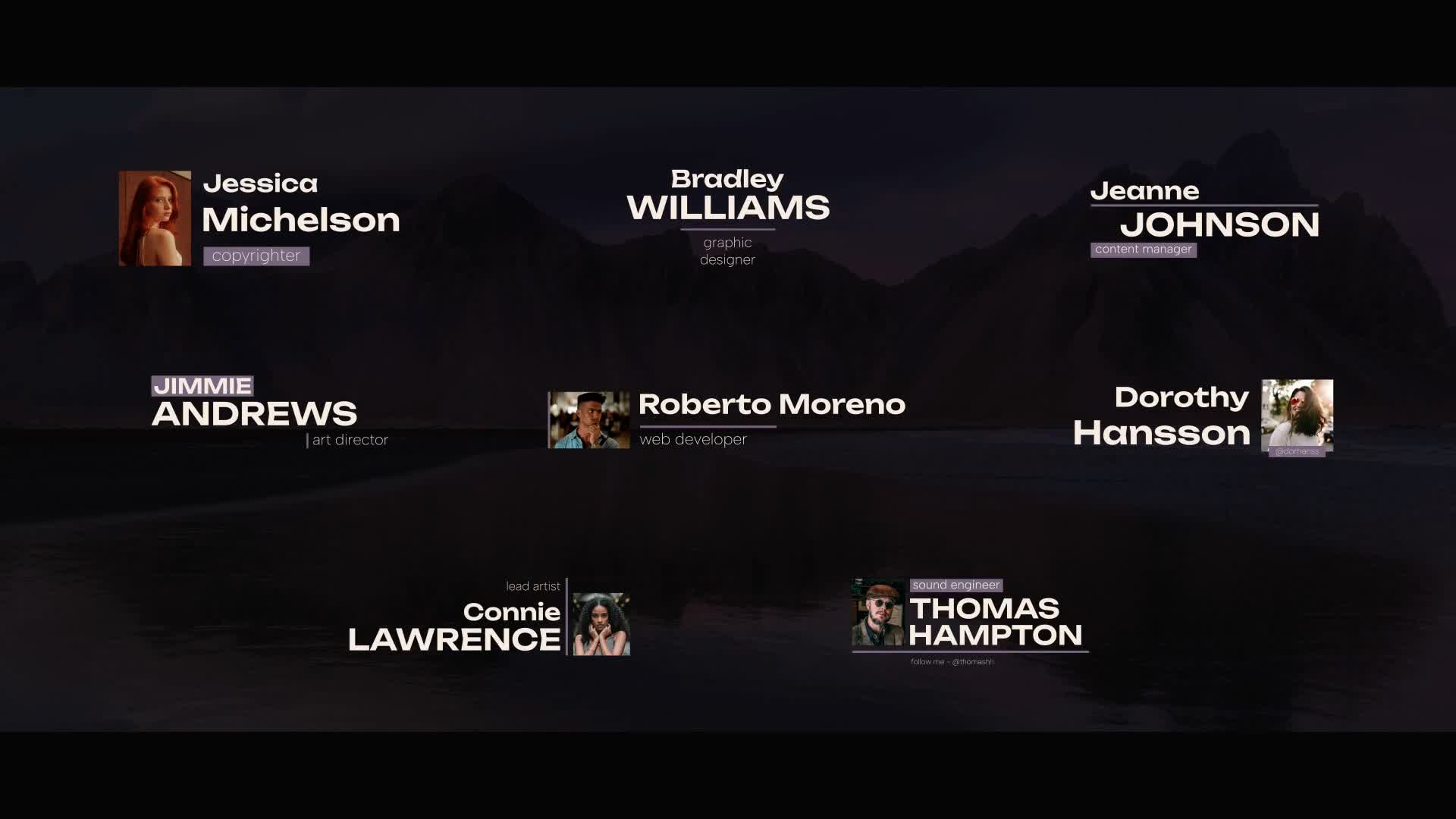 Clean Lower Thirds Titles