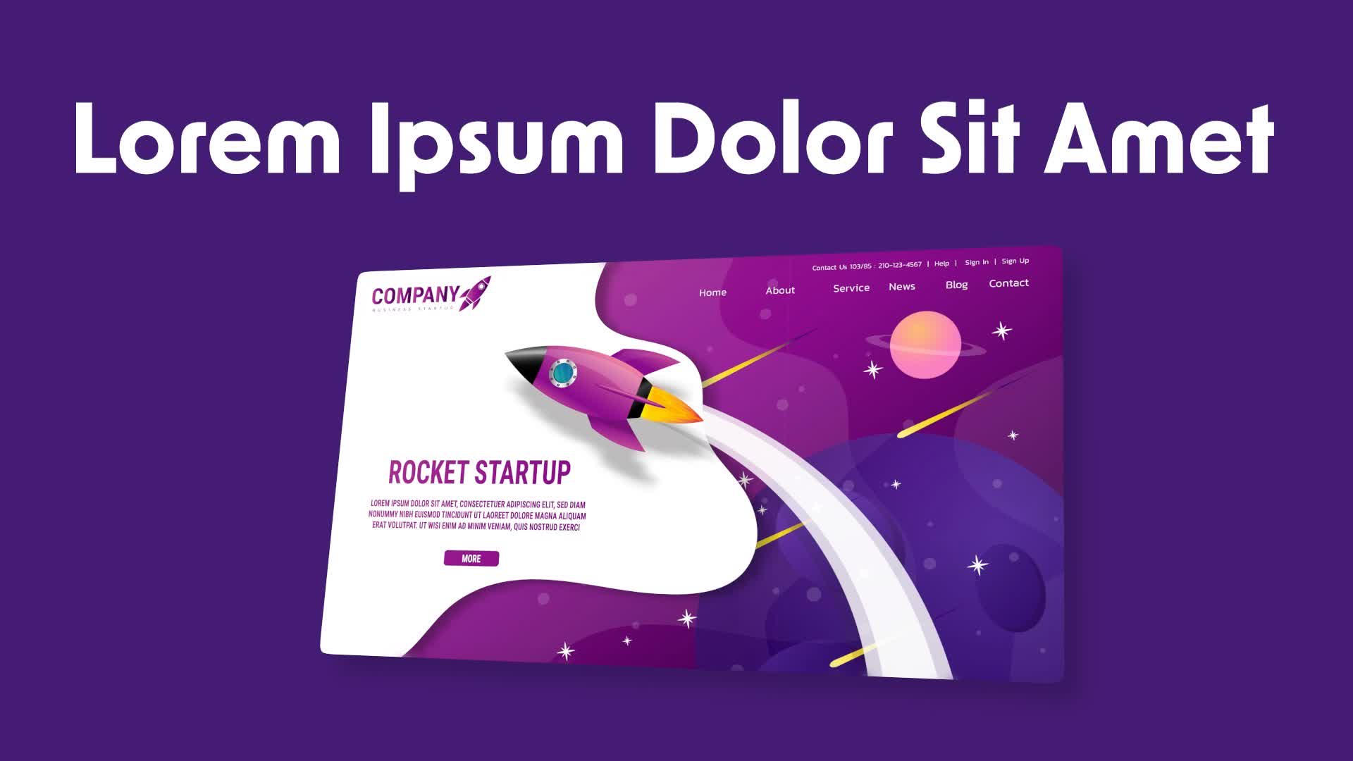 Clean Website Layout