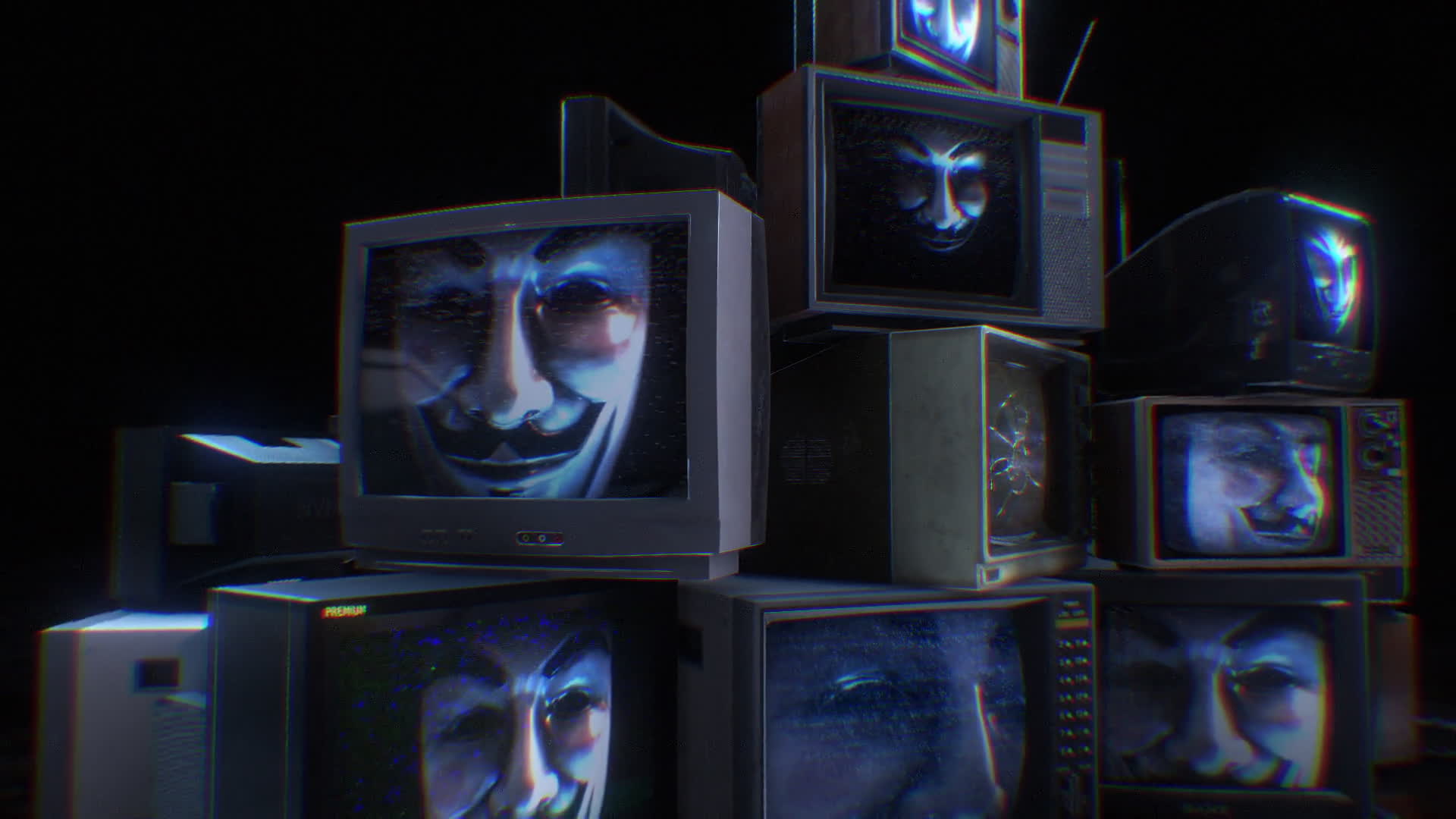 Close Up Anonymous TVs