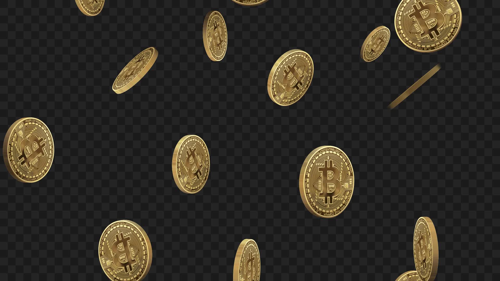 Coin Falling Cash Bitcoin